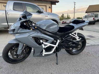 Billigste Suzuki GSXR 600 / GSXR 750 Motorrad Verkleidung Kit 2006-2007 - Nardo Grau