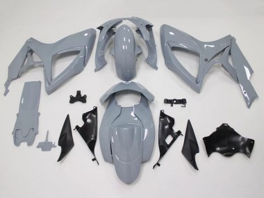 Billigste Suzuki GSXR 600 / GSXR 750 Motorrad Verkleidung Kit 2006-2007 - Nardo Grau