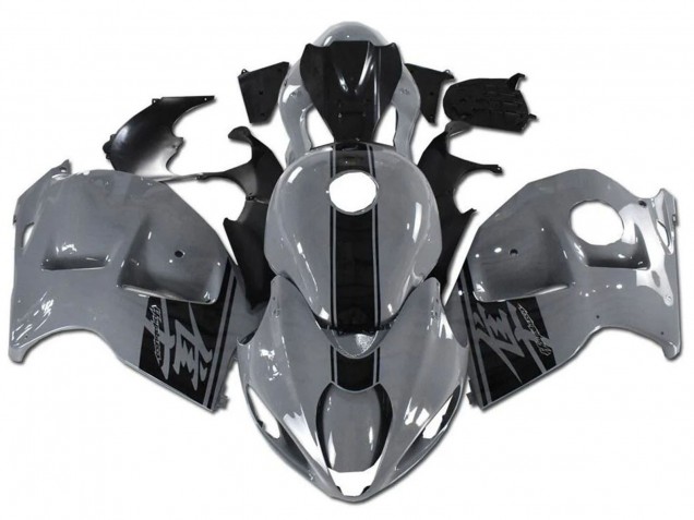 Billigste Suzuki GSXR 1300 Hayabusa Motorrad Verkleidung 1996-2007 - Nardo Grau Schwarz