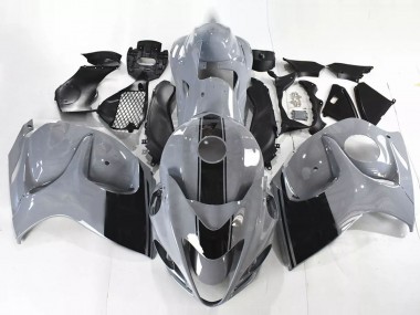 Billigste Suzuki GSXR 1300 Hayabusa Motorrad Verkleidung 2008-2020 - Nardo Grau Schwarz