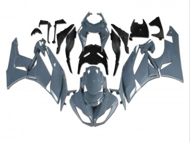 Billigste Kawasaki ZX6R Motorrad Verkleidung 2009-2012 - Nardo Grau