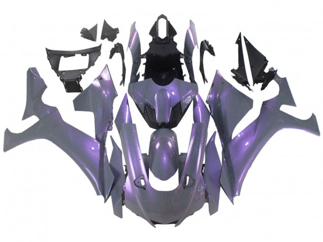 Billigste Yamaha YZF R7 Motorrad Verkleidung 2021-2024 - Chameleon Grau Dazz Perl Lila
