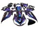Billigste Kawasaki ZX14R ZZR1400 Motorrad Verkleidung 2012-2024 - Chameleon Blau Lila