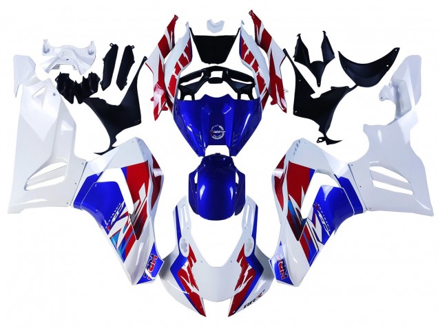 Billigste Honda CBR1000RR-R Motorrad Verkleidung 2020-2023 - Weiss Rot Blau