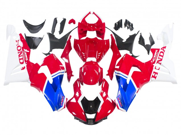 Billigste Honda CBR1000RR-R Motorrad Verkleidungen Kit 2020-2023 - Weiss Rot Blau HRC