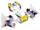 Billigste Honda CBR400RR NC23 Motorrad Verkleidung 1987-1989 - Weiss Gelb Blau Rothmans