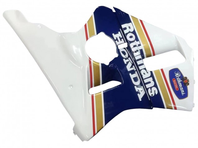 Billigste Honda CBR400RR NC23 Motorrad Verkleidung 1987-1989 - Weiss Gelb Blau Rothmans