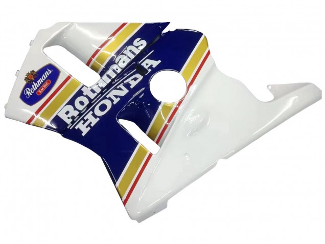 Billigste Honda CBR400RR NC23 Motorrad Verkleidung 1987-1989 - Weiss Gelb Blau Rothmans