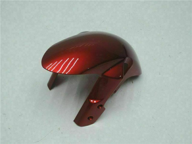 Billigste Suzuki GSXR 1000 Motorrad Verkleidung 2005-2006 - Rot Glanzendes Schwarz