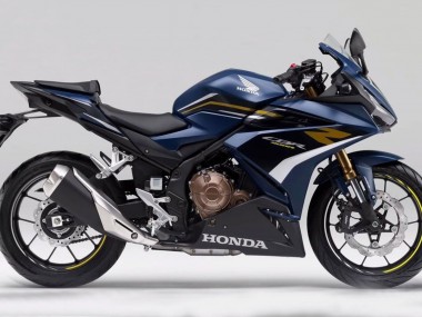 Billigste Honda CBR400R Motorrad Verkleidung 2022 - Dunkel Blau Matt Schwarz