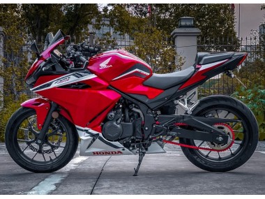 Billigste Honda CBR400R Motorrad Verkleidung 2022 - Rot Weiss