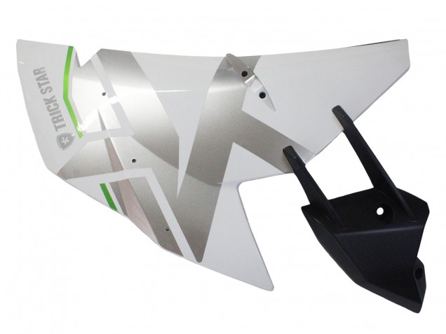 Billigste Kawasaki Ninja H2 Motorrad Verkleidung 2015-2022 - Weiss Silber Grun