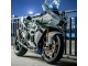 Billigste Kawasaki Ninja H2 Motorrad Verkleidung 2015-2022 - Weiss mit Grun Linie
