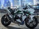 Billigste Kawasaki Ninja H2 Motorrad Verkleidung 2015-2022 - Weiss mit Grun Linie