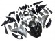 Billigste Kawasaki Ninja H2 Motorrad Verkleidung 2015-2022 - Silber Schwarz Carbonfaser
