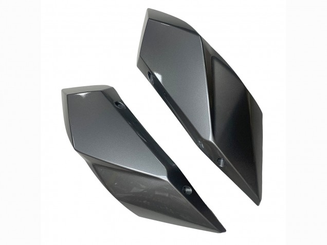 Billigste Kawasaki Ninja H2 Motorrad Verkleidung 2015-2022 - Silber Schwarz Carbonfaser