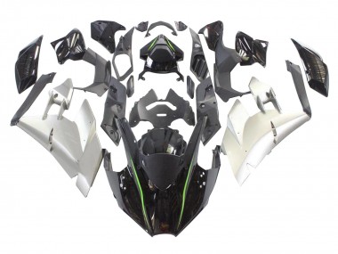 Billigste Kawasaki Ninja H2 Motorrad Verkleidung 2015-2022 - Schwarz Silber Grun