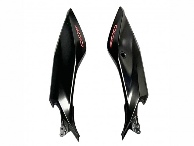 Billigste Kawasaki Z400 Motorrad Verkleidung 2018-2024 - Bonbon Rot Glanzendes Schwarz