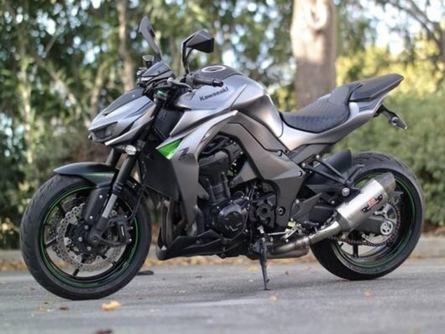 Billigste Kawasaki Z400 Motorrad Verkleidung 2018-2024 - Grau
