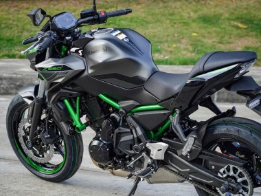 Billigste Kawasaki Ninja Z650 Motorrad Verkleidung 2020-2023 - Schwarz Grun