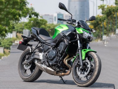 Billigste Kawasaki Ninja Z650 Motorrad Verkleidung 2020-2023 - Grun Schwarz