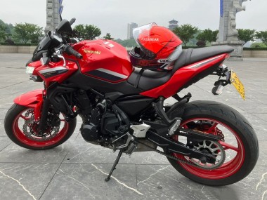 Billigste Kawasaki Ninja Z650 Motorrad Verkleidung 2020-2023 - Rot Schwarz