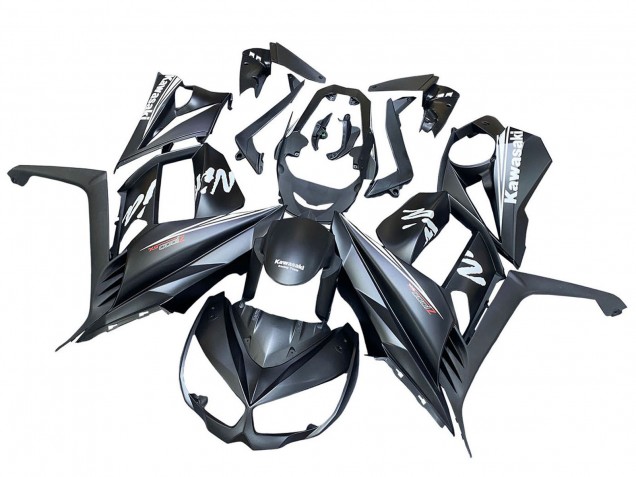 Billigste Kawasaki Z1000SX Motorrad Verkleidung 2010-2016 - Matt Schwarz