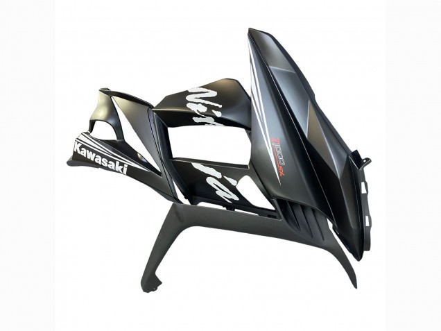 Billigste Kawasaki Z1000SX Motorrad Verkleidung 2010-2016 - Matt Schwarz