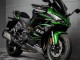 Billigste Kawasaki Z1000SX Motorrad Verkleidung 2020-2025 - Schwarz Grun Ninja