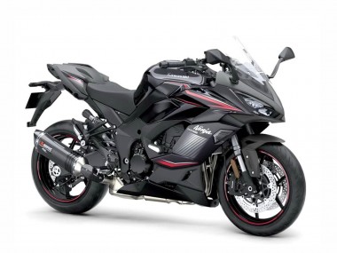 Billigste Kawasaki Z1000SX Motorrad Verkleidung 2020-2025 - Schwarz Silber Ninja