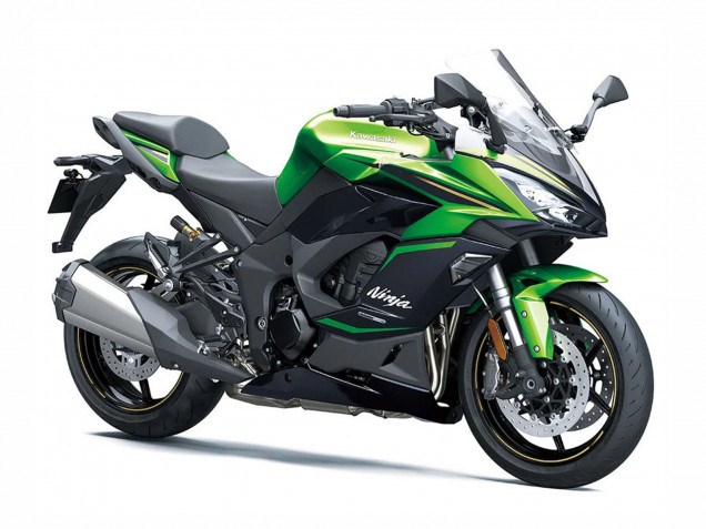 Billigste Kawasaki Z1000SX Motorrad Verkleidung 2020-2025 - Schwarz Grun Ninja