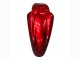 Billigste Kawasaki ZZR400 Motorrad Verkleidung 1993-2007 - Rot Schwarz Flamme