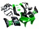 Billigste Kawasaki ZZR400 Motorrad Verkleidung 1993-2007 - Grun Glanzendes Schwarz Grun Monster Elf Touch4 Bridgestone