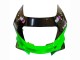 Billigste Kawasaki ZZR400 Motorrad Verkleidung 1993-2007 - Grun Glanzendes Schwarz Grun Monster Elf Touch4 Bridgestone