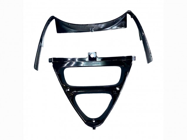 Billigste Kawasaki ZZR400 Motorrad Verkleidung 1993-2007 - Grun Glanzendes Schwarz Grun Monster Elf Touch4 Bridgestone