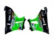 Billigste Kawasaki ZZR600 Motorrad Verkleidung 1998-2003 - Grun Schwarz Monster Elf