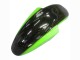 Billigste Kawasaki ZZR400 Motorrad Verkleidung 1993-2007 - Grun Glanzendes Schwarz Flamme
