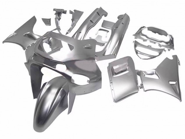 Billigste Kawasaki ZZR400 Motorrad Verkleidung 1993-2007 - Silber