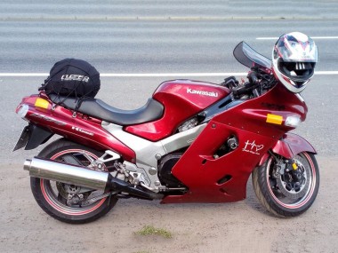 Billigste Kawasaki ZZR1100 Motorrad Verkleidung 1993-2003 - Rot