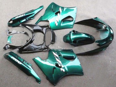 Billigste Kawasaki ZZR1100 Motorrad Verkleidung 1993-2003 - Glanzendes Grun