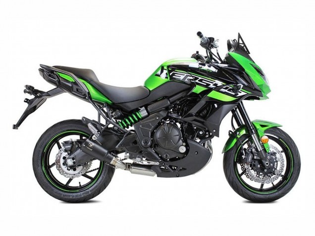 Billigste Kawasaki Versys 650 Motorrad Verkleidung 2015-2021 - Grun Schwarz
