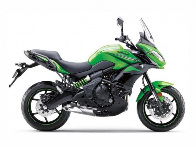 Billigste Kawasaki Versys 650 Motorrad Verkleidung 2015-2021 - Grun Schwarz