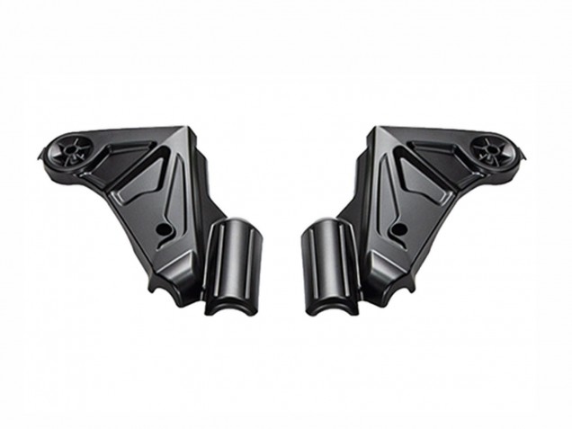 Billigste Kawasaki Versys 650 Motorrad Verkleidung 2022-2025 - Dunkel Grun Schwarz