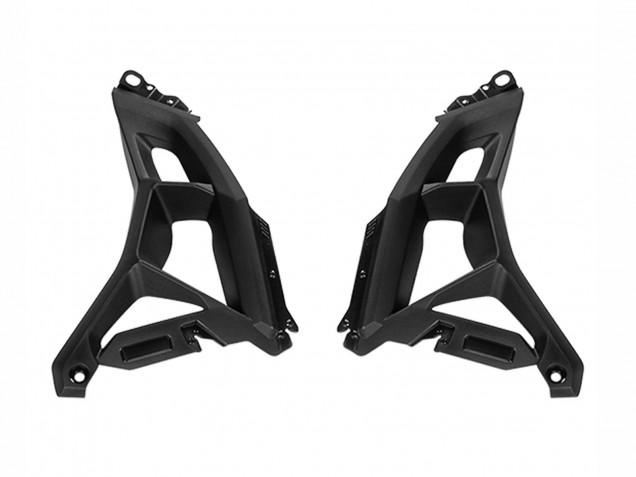 Billigste Kawasaki Versys 650 Motorrad Verkleidung 2022-2025 - Rot Schwarz