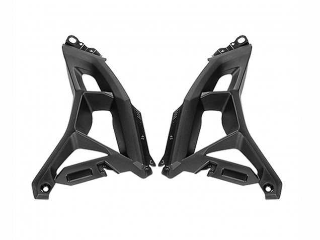 Billigste Kawasaki Versys 650 Motorrad Verkleidung 2022-2025 - Grau Rot Schwarz