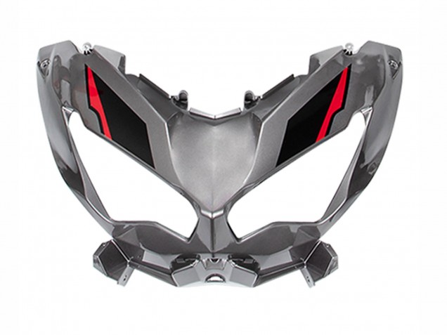 Billigste Kawasaki Versys 650 Motorrad Verkleidung 2022-2025 - Grau Rot Schwarz