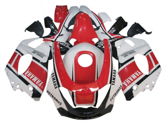 Billigste Yamaha YZF600R Thundercat Motorrad Verkleidung 1996-2007 - Weiss Rot Schwarz Petronas Yamalube