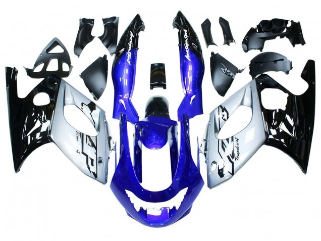 Billigste Yamaha YZF600R Thundercat Motorrad Verkleidung 1996-2007 - Blau Silber Schwarz