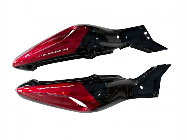 Billigste Yamaha YZF 1000R Thunderace Motorrad Verkleidung Kit 1997-2007 - Schwarz mit Rot Flamme