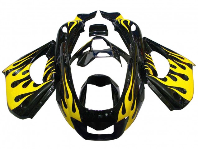 Billigste Yamaha YZF 1000R Thunderace Motorrad Verkleidung 1997-2007 - Schwarz Gelb